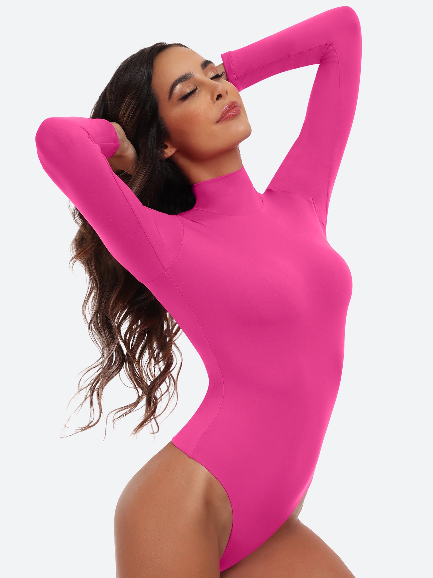 Performance Yoga Wear Now At Exclusive Discounts IUGA Long Sleeve Mock Turtle Neck Bodysuits
