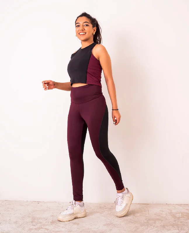 Yoga Wear At Unbeatable Prices Plum Set