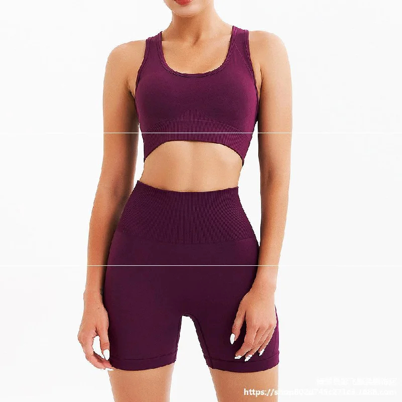 Look Good, Feel Good, And Save Big Seamless Bra and Shirts Yoga Set