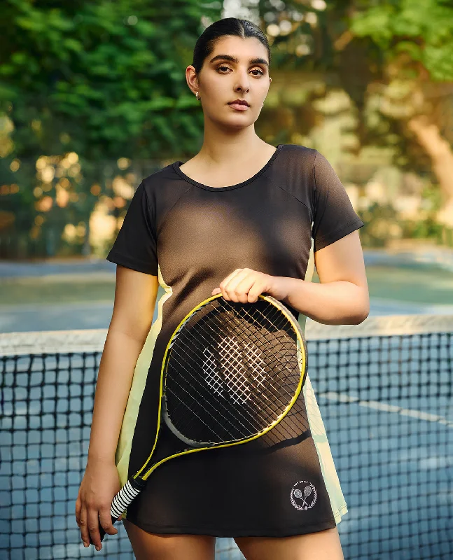 Your Go-To Yoga Outfits Now More Affordable Tennis Dress in Second SKN Fabric
