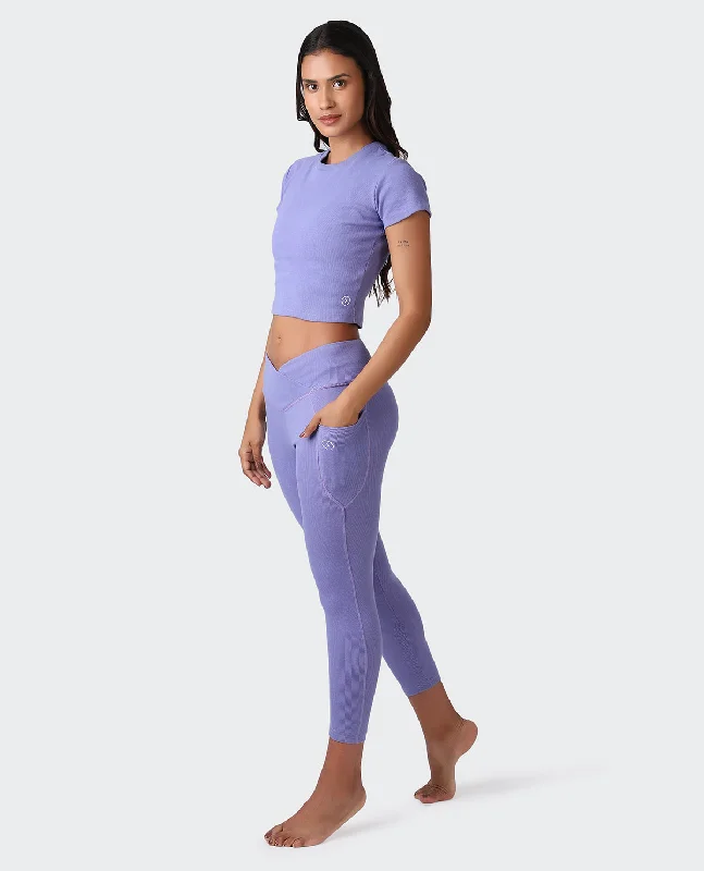 Your Go-To Yoga Outfits Now More Affordable Very Peri Top & Leggings