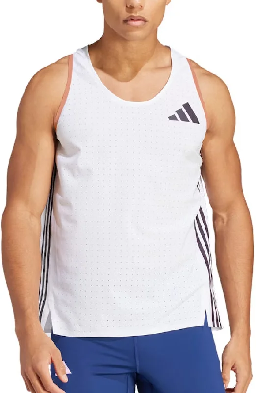 Find Balance In Stylish And Affordable Yoga Wear adidas Adizero Promo Mens Running Vest - White