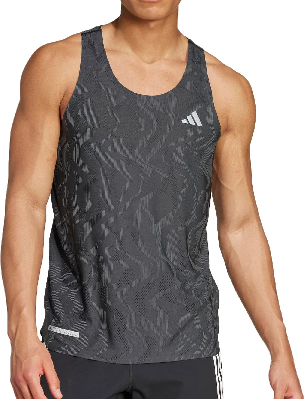 Your Yoga Essentials, Now At Lower Prices adidas Ultimate Engineered Mens Running Vest - Black