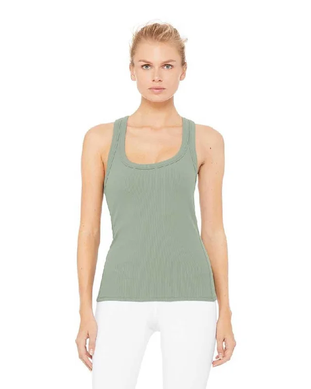 Move With Confidence In Discounted Yoga Outfits Rib Support Tank