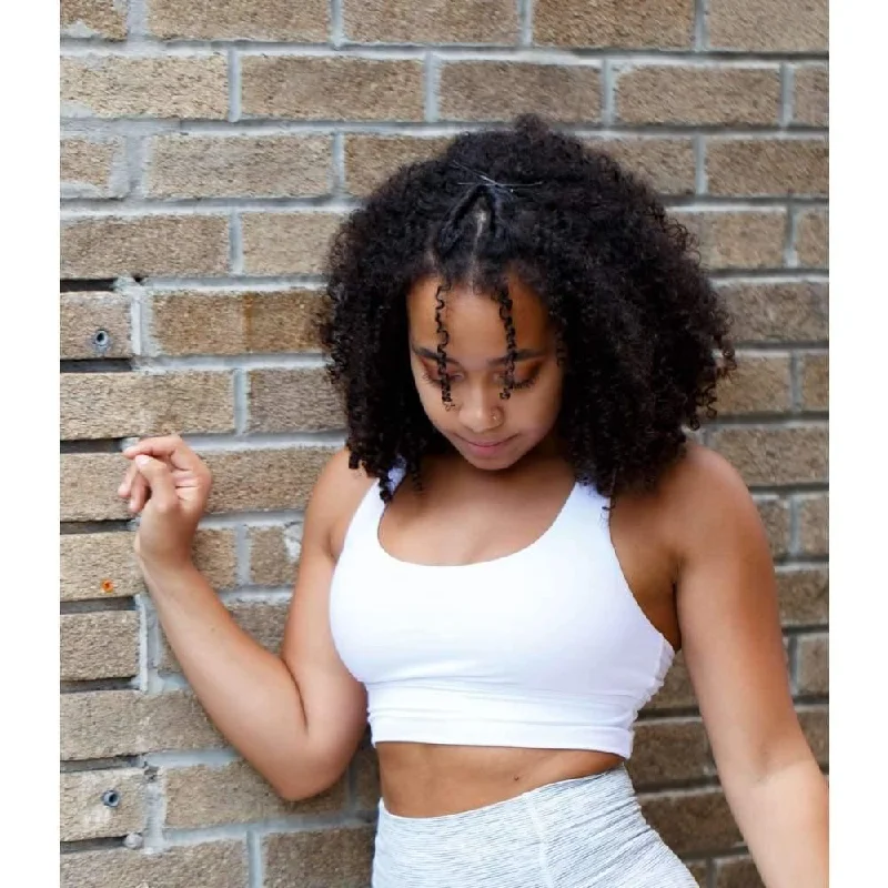 Master Every Pose With Premium Yoga Wear Deals Amplify Sports Bra - Pearl White