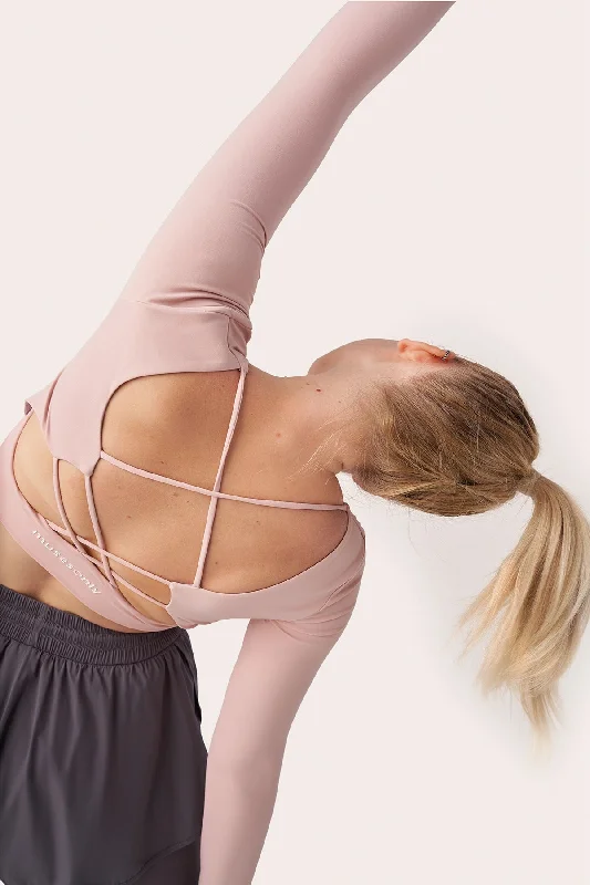 Stretch In Style With Budget-Friendly Yoga Wear Athletic Cross Long Sleeve Tank Top