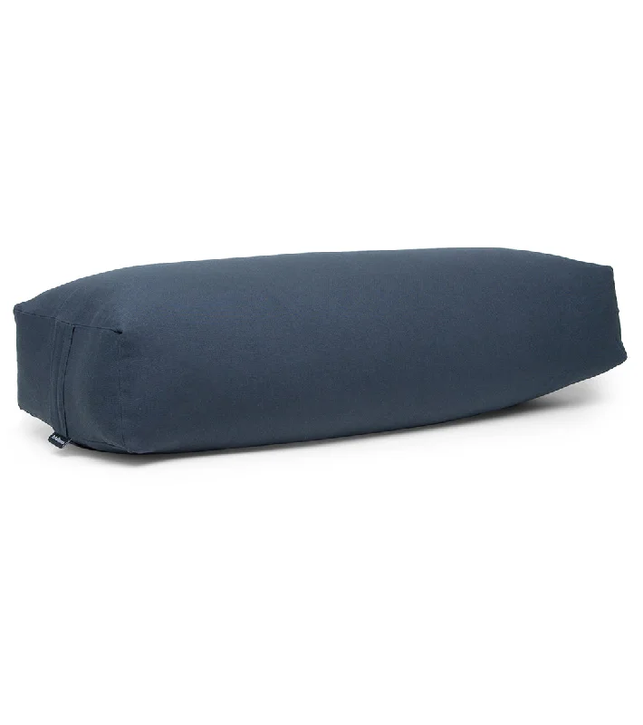 Perfect Your Pose With Top Yoga Accessories At Lower Prices B, Halfmoon Essential Cotton Restorative Bolster Ink