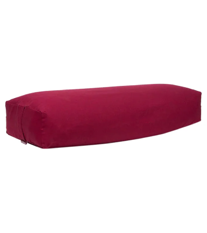 Flow Into Savings On Must-Have Yoga Accessories B, Halfmoon Essential Cotton Restorative Bolster
