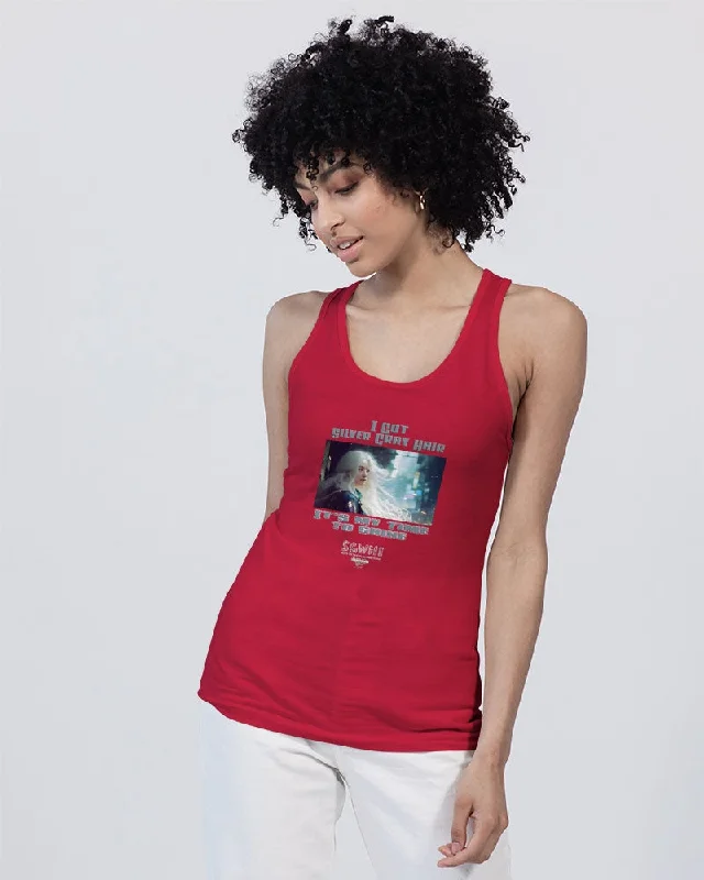 Enhance Your Flow With Stylish Yoga Wear At Great Prices Beautiful white woman my time to shine Unisex Jersey Tank | Bella + Canvas