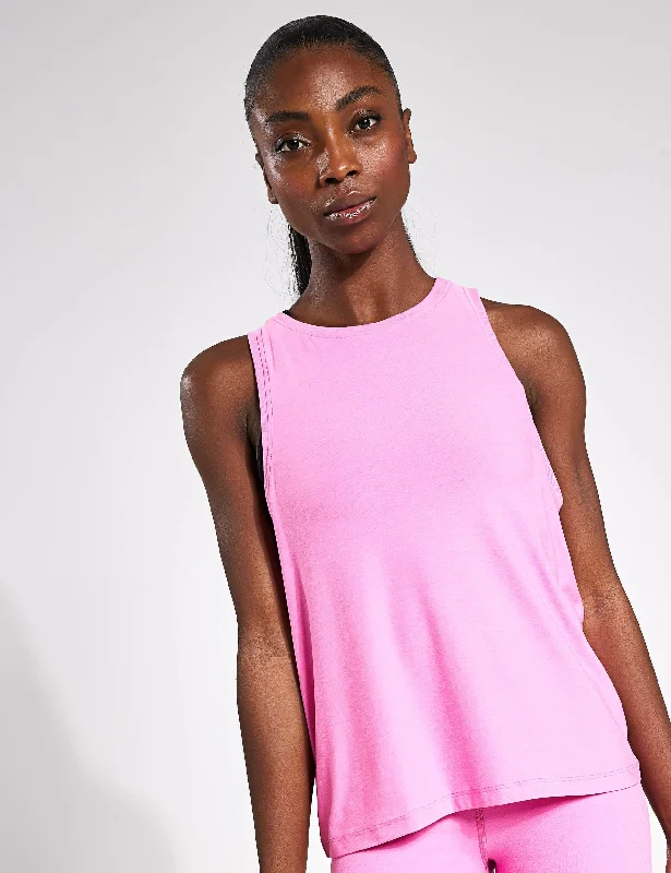 Limited-Time Sale On Stylish Yoga Apparel Featherweight Rebalance Tank - Pink Bloom Heather