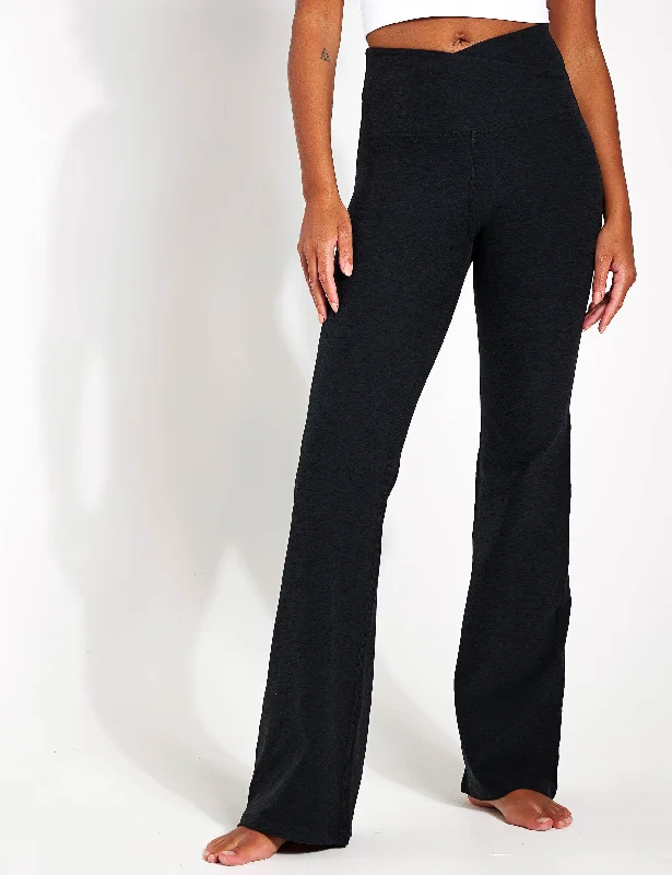 Breathable, Moisture-Wicking, And Budget-Friendly Spacedye At Your Leisure Bootcut Pant - Darkest Night