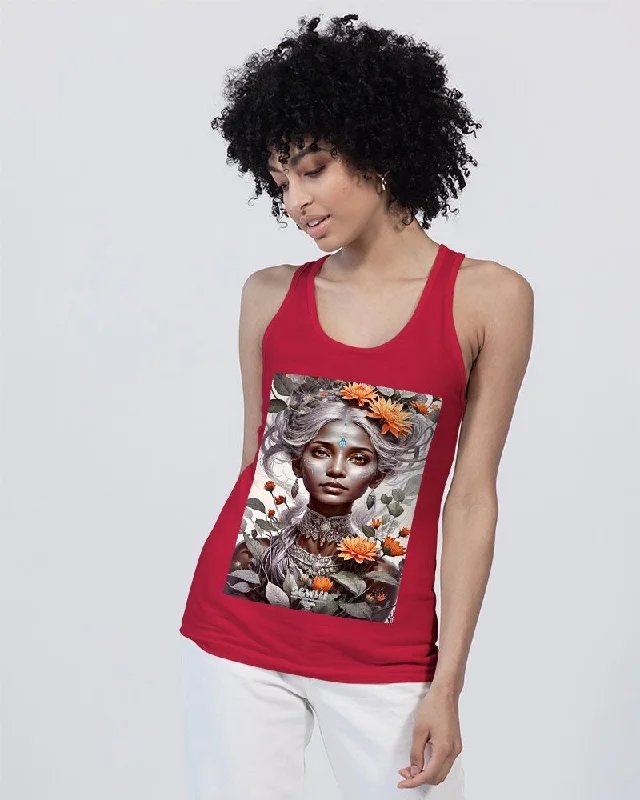 Flex Your Budget With Premium Yoga Clothing Deals Blossom Indian Grey sister Unisex Jersey Tank | Bella + Canvas