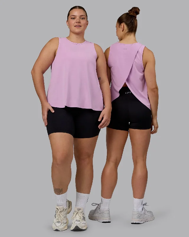 Performance Meets Savings In Our Yoga Wear Sale Breeze Training Tank - Pastel Orchid