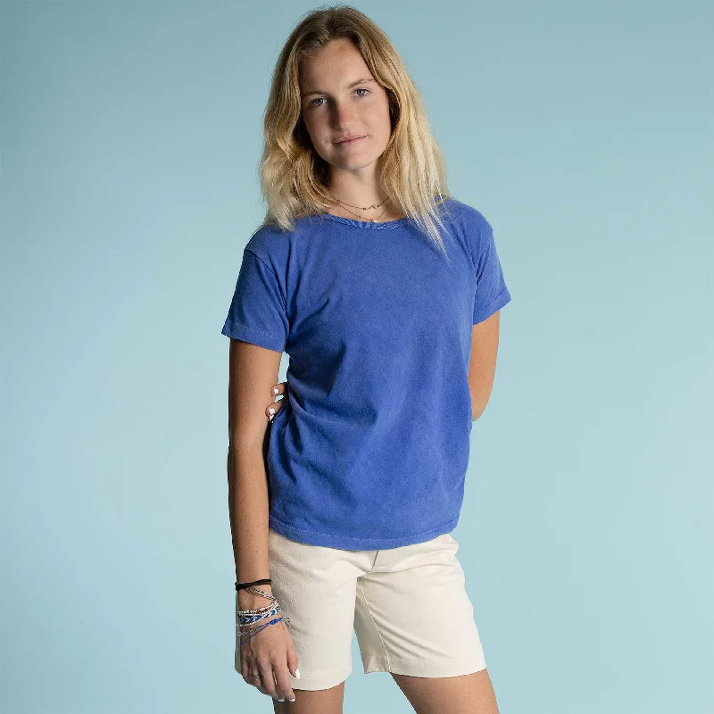 Premium Yoga Wear At Special Discounts CASSIE Women's 100% Organic Cotton Short-Sleeve T-Shirt (Grown & Made in USA)