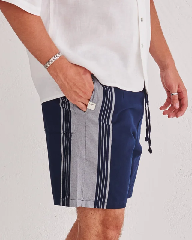 Your Go-To Yoga Outfits Now More Affordable Navy Classic Shorts