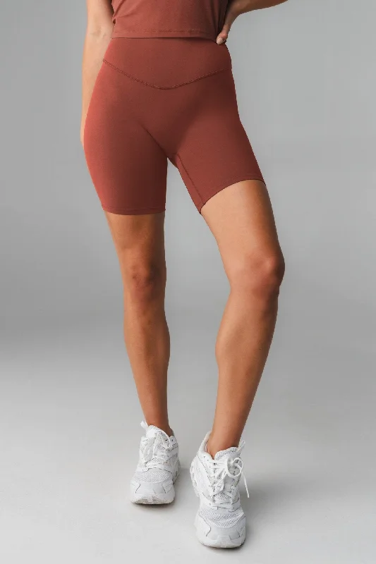 The Best Yoga Clothing At The Best Prices Cloud II™ Biker Short - Cinnamon