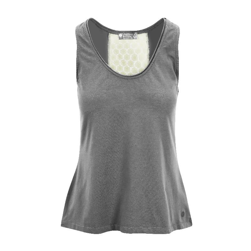 Breathable, Moisture-Wicking, And Budget-Friendly Contrast Chic Tank Grey