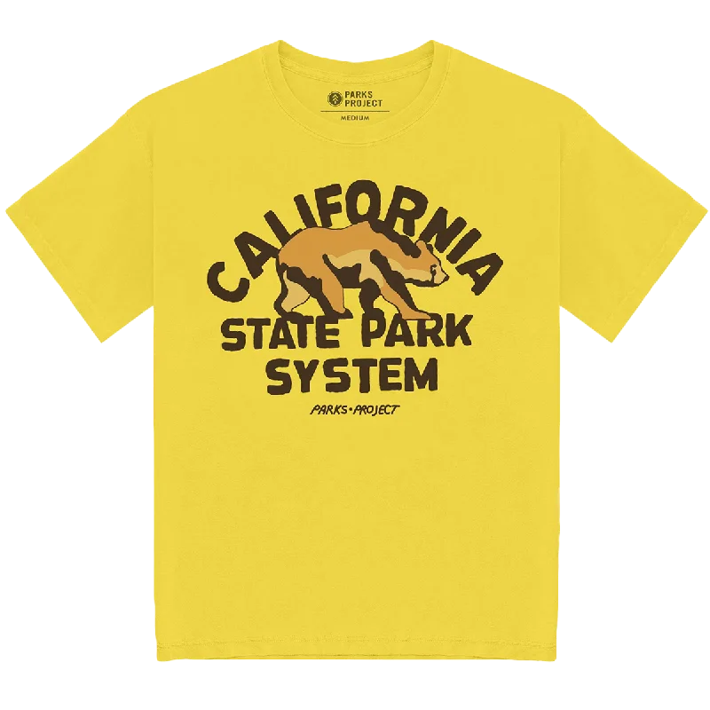 From Warm-Ups To Cooldowns, Shop And Save California State Park System Vintage Bear Logo Tee
