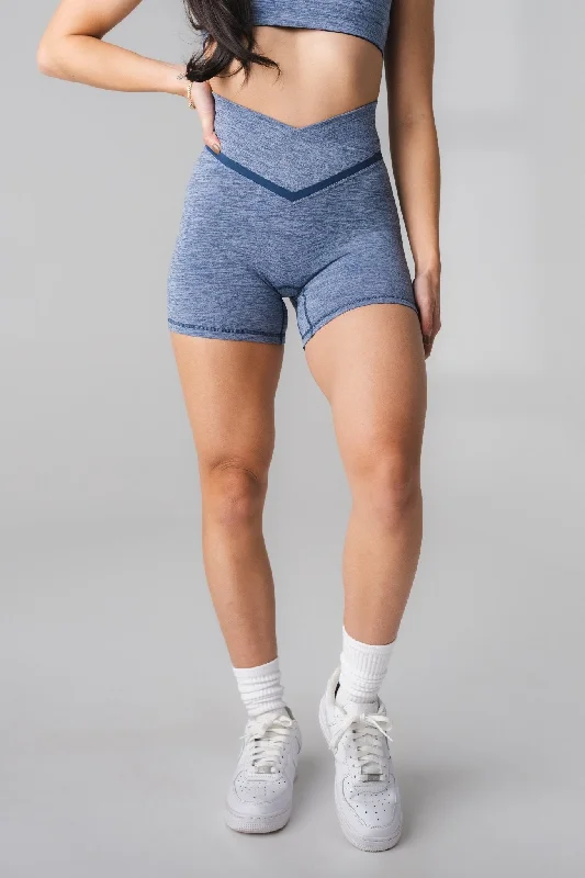 Sweat In Style With Yoga Clothing Discounts Vitality Daydream® V Volley Short - Navy Sky