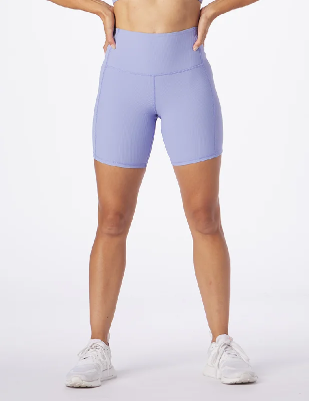 Performance Meets Savings In Our Yoga Wear Sale Directional Short: Lilac