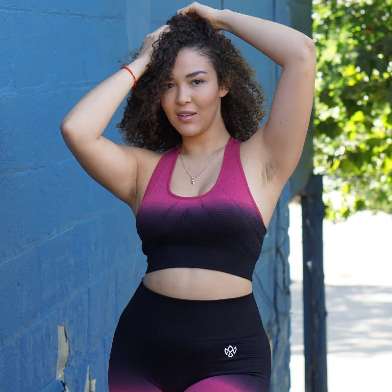 Move With Confidence In Discounted Yoga Outfits Dyna Rouge Sports Bra