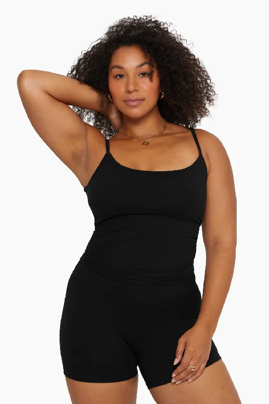Embrace Comfort With Yoga Wear On Sale FORMCLOUD® LONGLINE CAMI - ONYX