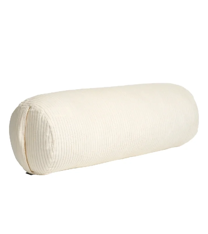 Flow Into Savings On Must-Have Yoga Accessories Halfmoon Corduroy Cylindrical Bolster Birch