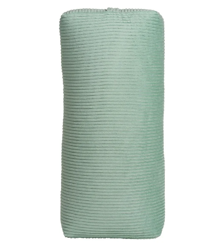 Upgrade Your Practice With Discounted Yoga Props Halfmoon Corduroy Rectangular Bolster Eucalyptus