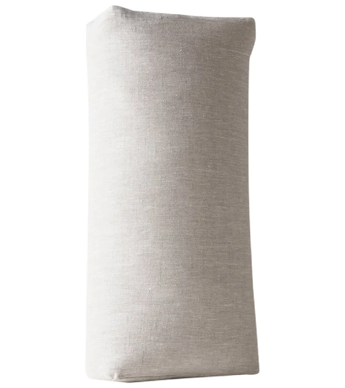 Ultimate Yoga Collection Now At Lower Prices Halfmoon Linen Rectangular Bolster Natural Linen