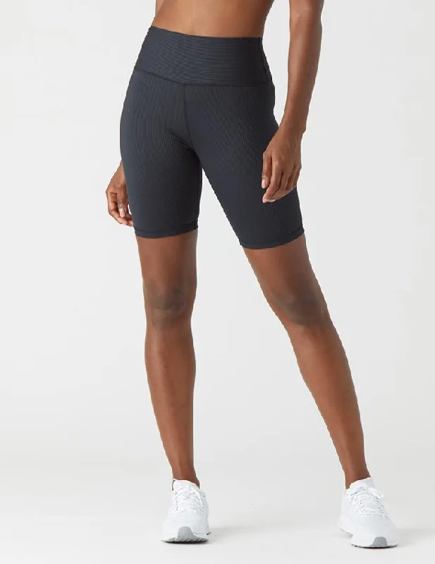 Namaste And Save On Yoga Apparel High Power Bike Short: Black