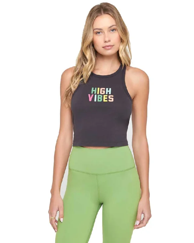 Comfortable, Stylish, And Now More Affordable High Vibes Sienna Crop Tank