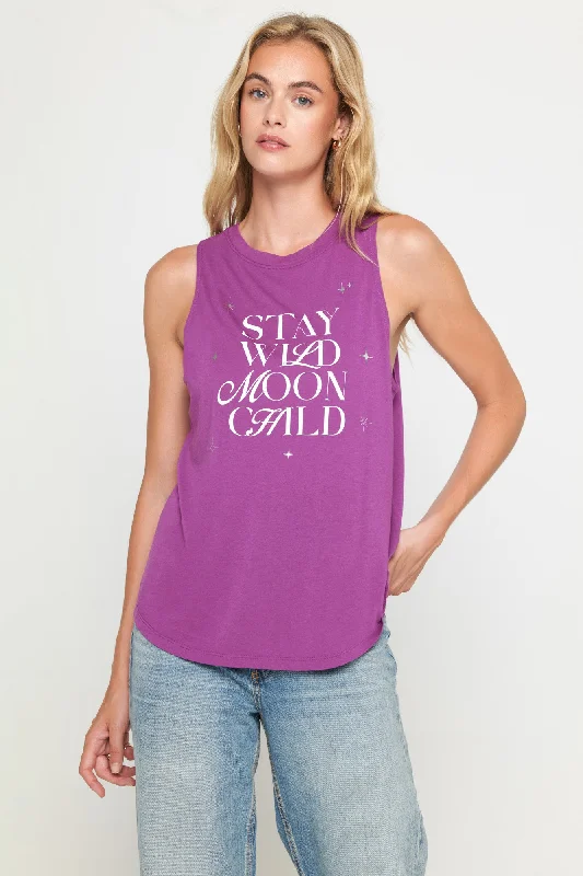 Breathe, Stretch, And Save On Yoga Apparel Wild Moon Jade Muscle Tank