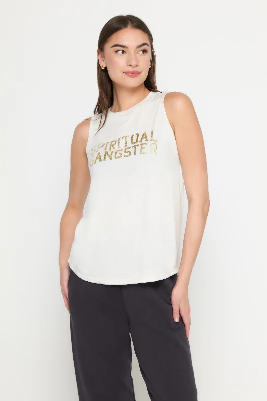 Namaste And Save On Yoga Apparel SG Shine Jade Muscle Tank