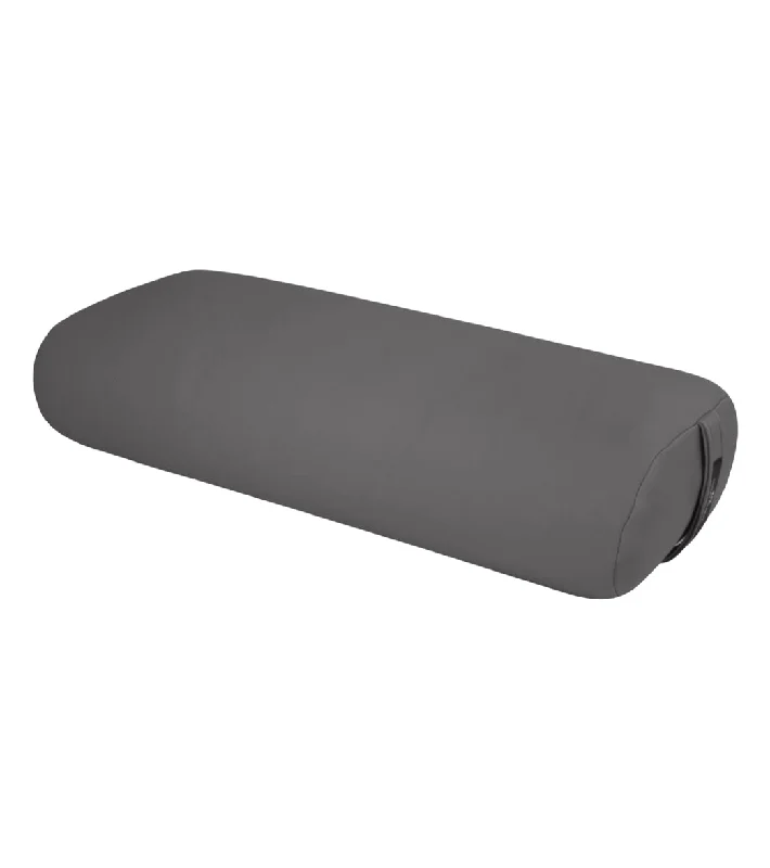 Enhance Every Stretch With Premium Yoga Gear Hugger Mugger EZ Clean Standard Bolster Charcoal