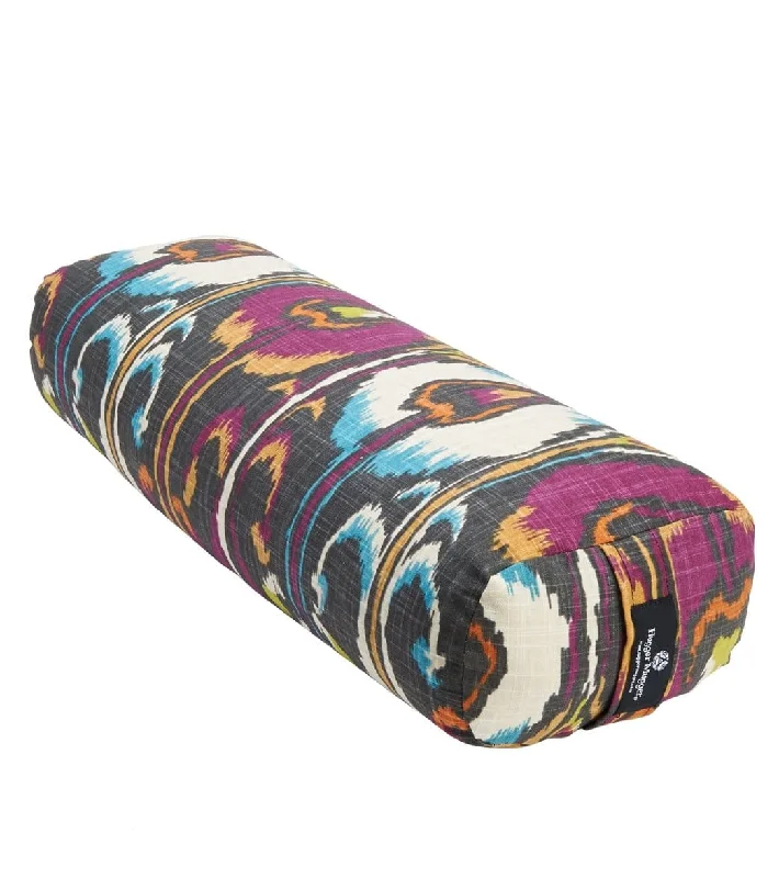 Lightweight, Durable Yoga Accessories At Lower Prices Hugger Mugger Junior Printed Yoga Bolster Bohemian Ikat