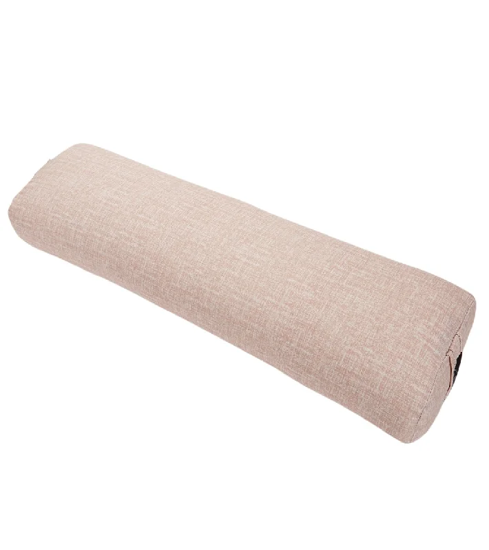 Strengthen, Balance, And Save On Yoga Gear Hugger Mugger Junior Printed Yoga Bolster Rose Quartz
