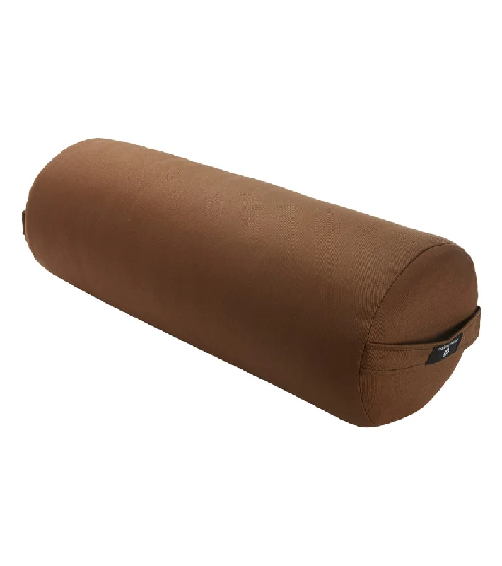 Transform Your Flow With Affordable Yoga Essentials Hugger Mugger Round Solid Yoga Bolster Brown