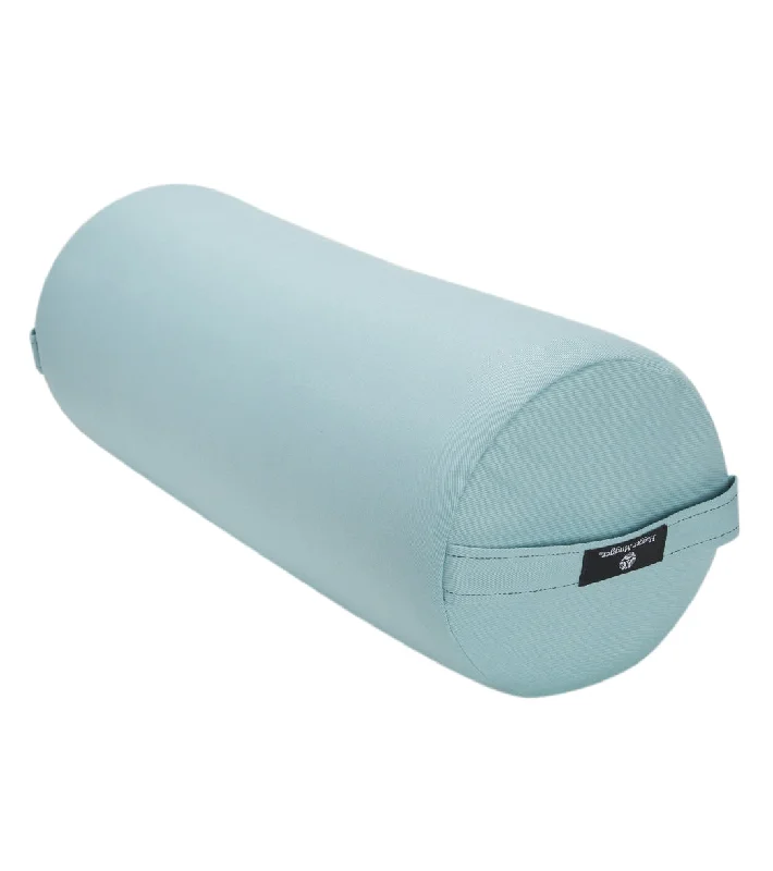Mindful Movement Starts With Mindful Savings Hugger Mugger Round Solid Yoga Bolster Rain