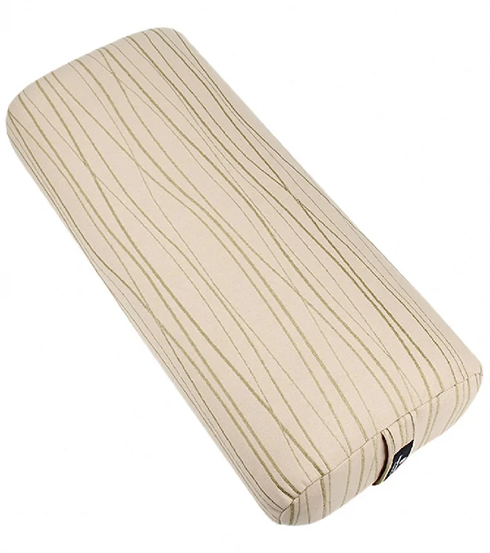 Essential Yoga Accessories Now At Special Discounts Hugger Mugger Standard Printed Yoga Bolster Fortune Jade