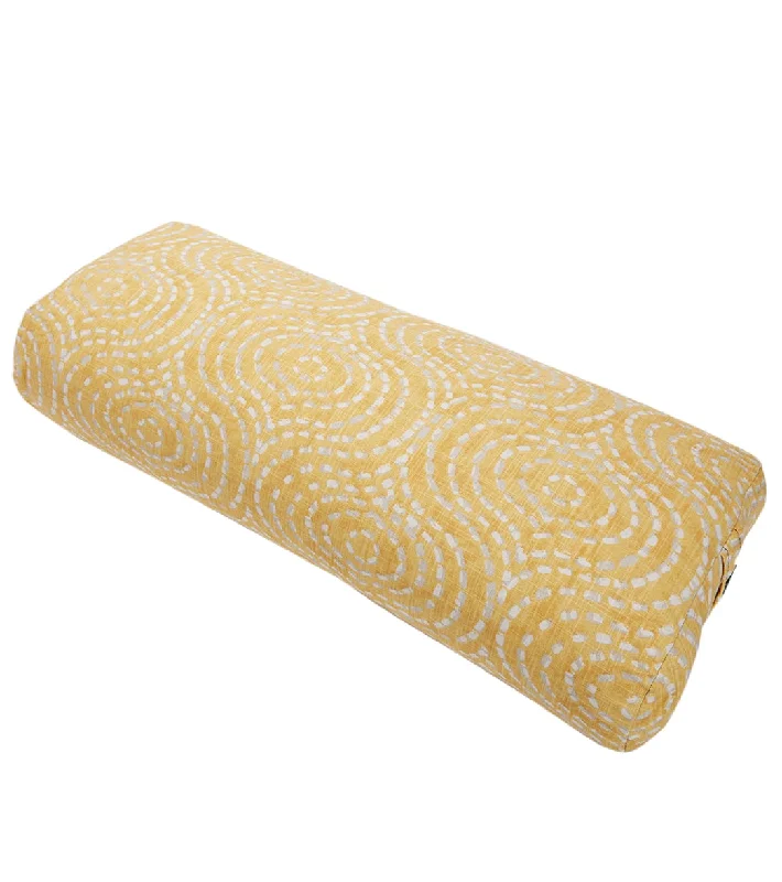 From Mat To Movement, Shop Yoga Deals Hugger Mugger Standard Printed Yoga Bolster Golden Goddess