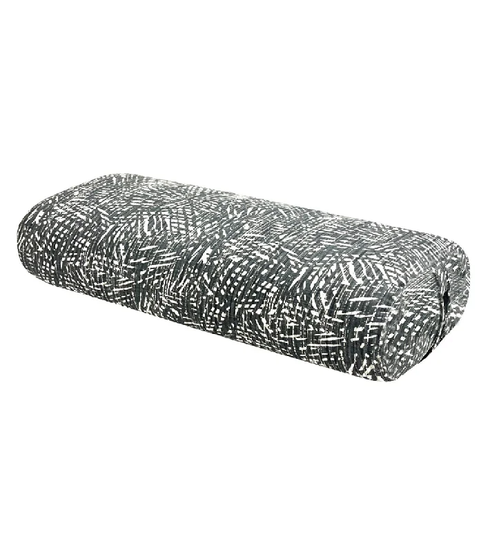 Move Freely, Shop Smart With Yoga Discounts Hugger Mugger Standard Printed Yoga Bolster Misty Palms