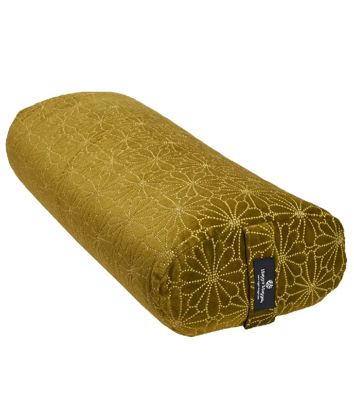 Style And Support For Every Pose At Special Discounts Hugger Mugger Standard Printed Yoga Bolster Retro Olive