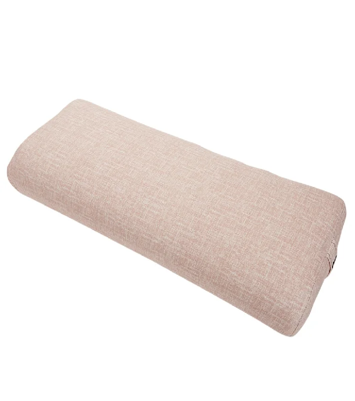 Find Your Flow With Our Yoga Sale Hugger Mugger Standard Printed Yoga Bolster Rose Quartz