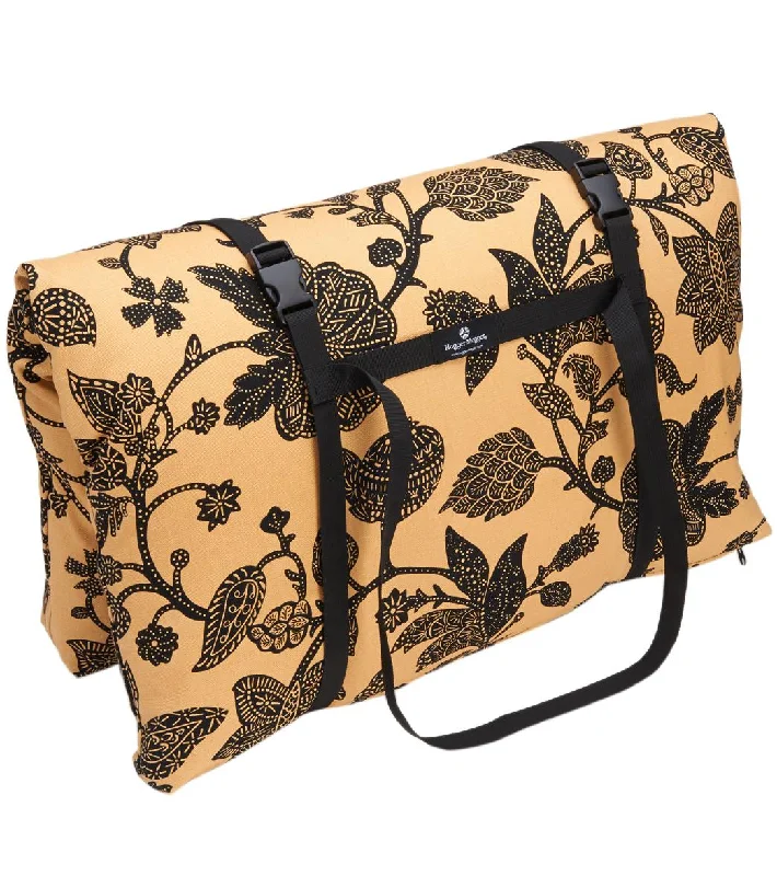 The Perfect Support For Every Pose At Special Prices Hugger Mugger Zabuton Printed Yoga Mediation Cushion Caramel Lotus