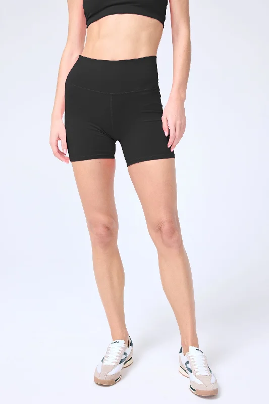 Premium Yoga Wear At Special Discounts TLC Booty Short in Jet Black