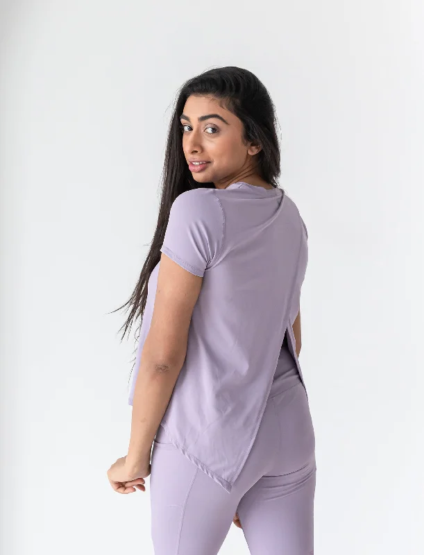 Affordable Activewear Designed For Movement LADIES SPLIT BACK T-SHIRT