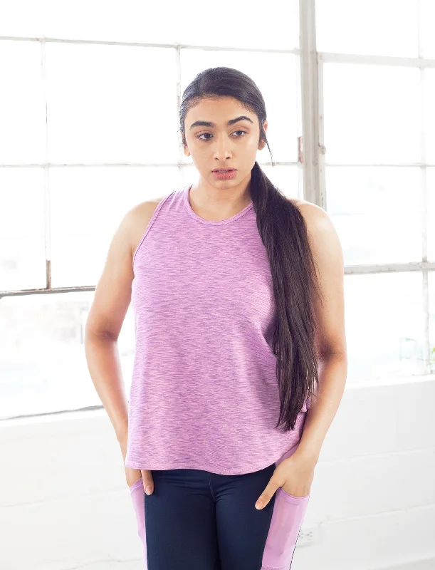 High-Quality Yoga Clothing At Budget-Friendly Prices LADIES SPLIT BACK TANK