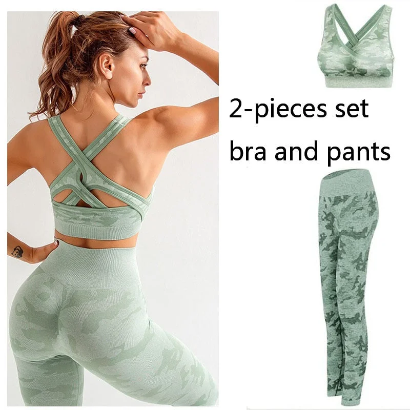 Green bra set