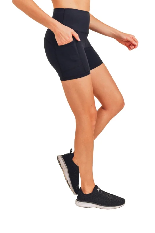 Find Your Perfect Fit With Discounted Yoga Outfits Mono B Contour Band Essential Lycra High-Waisted Shorts APH-A029