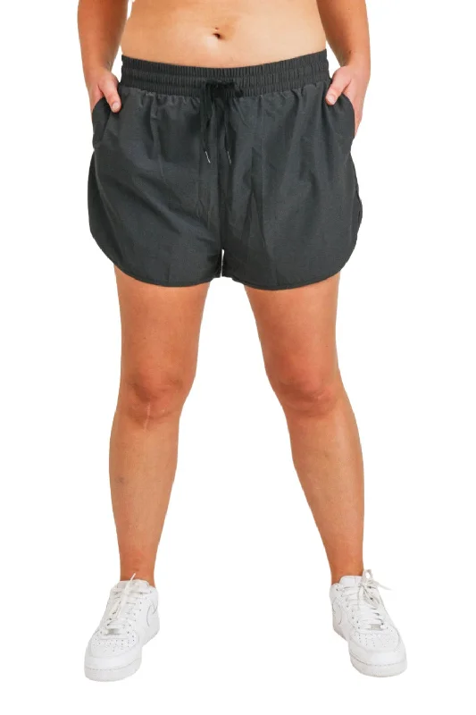 Your Yoga Wardrobe, Upgraded For Less Mono B High Waist Double Dolphin Shorts APH2982
